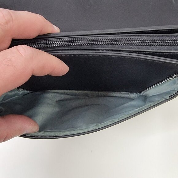 Pixie Mood Black Vegan Leather Crossbody Bag – 10"x8"x3" Minimalist Design - Picture 11 of 15